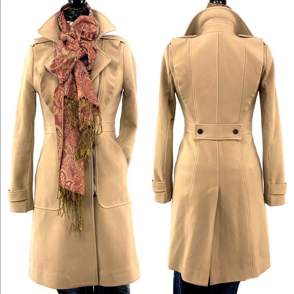BCBGMaxazria | Ruffle Fayette | PeaCoat